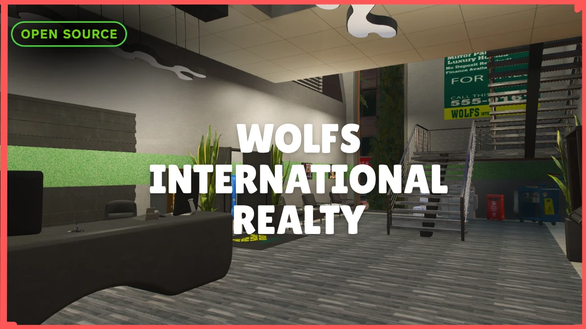 Wolfs International Realty Office MLO FiveM | Luxury Real Estate Office | Open Source